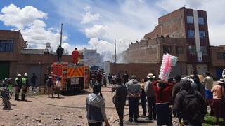 Incendio deja en cenizas una vivienda en Juliaca 