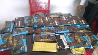 Decomisan en Pueblo Libre cocaína en 28 cajas de chocolate que iban a ser enviadas a Japón (VIDEO)