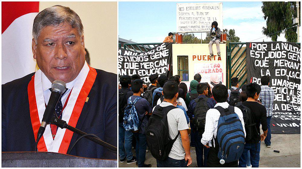 Orestes Cachay se presentó ante el Congreso tras toma de la Universidad San Marcos (VIDEO)