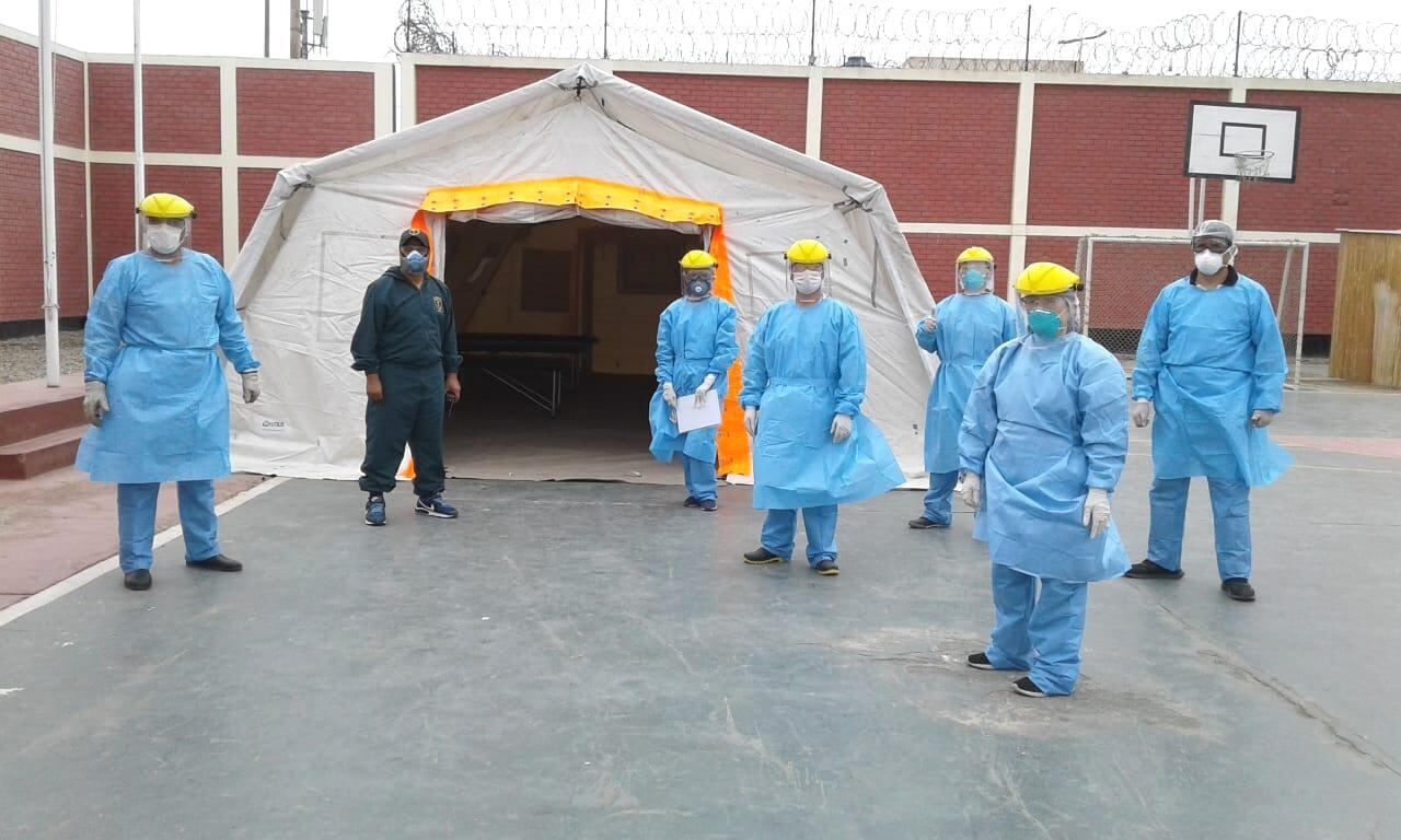 El personal médico del Instituto Nacional Penitenciario se encargará de la observación médica de los reos contagiados. (Foto: Gore La Libertad)