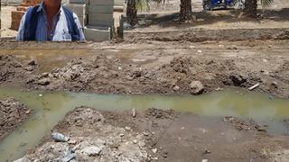Vecinos de Pimentel reclaman por aguas servidas frente a sus viviendas