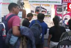 Semana Santa: precios de pasajes en bus se disparan por alta demanda (VIDEO)