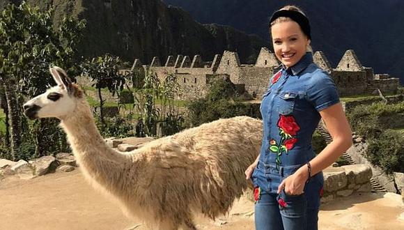Fanny Lu pide ayuda para damnificados peruanos desde Machu Picchu (VIDEO)