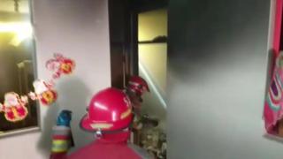 Juliaca: Incendio causó zozobra en vecinos del jirón Colón