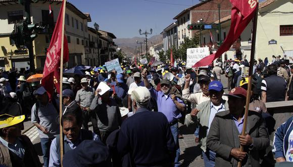 Cusco: paro de 24 horas fue acatada en forma pacífica