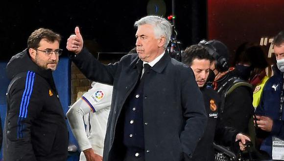 Carlo Ancelotti todavía no desea hablar de posibles refuerzos del Real Madrid. (Foto: AFP)