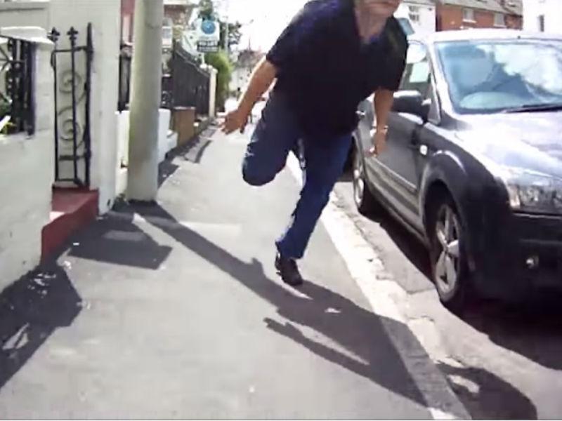 YouTube: Discusión entre conductor y ciclista terminó de esta forma