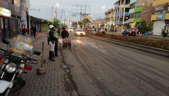 Recuperan tramo de avenida Vidaurrazaga de vendedores ambulantes