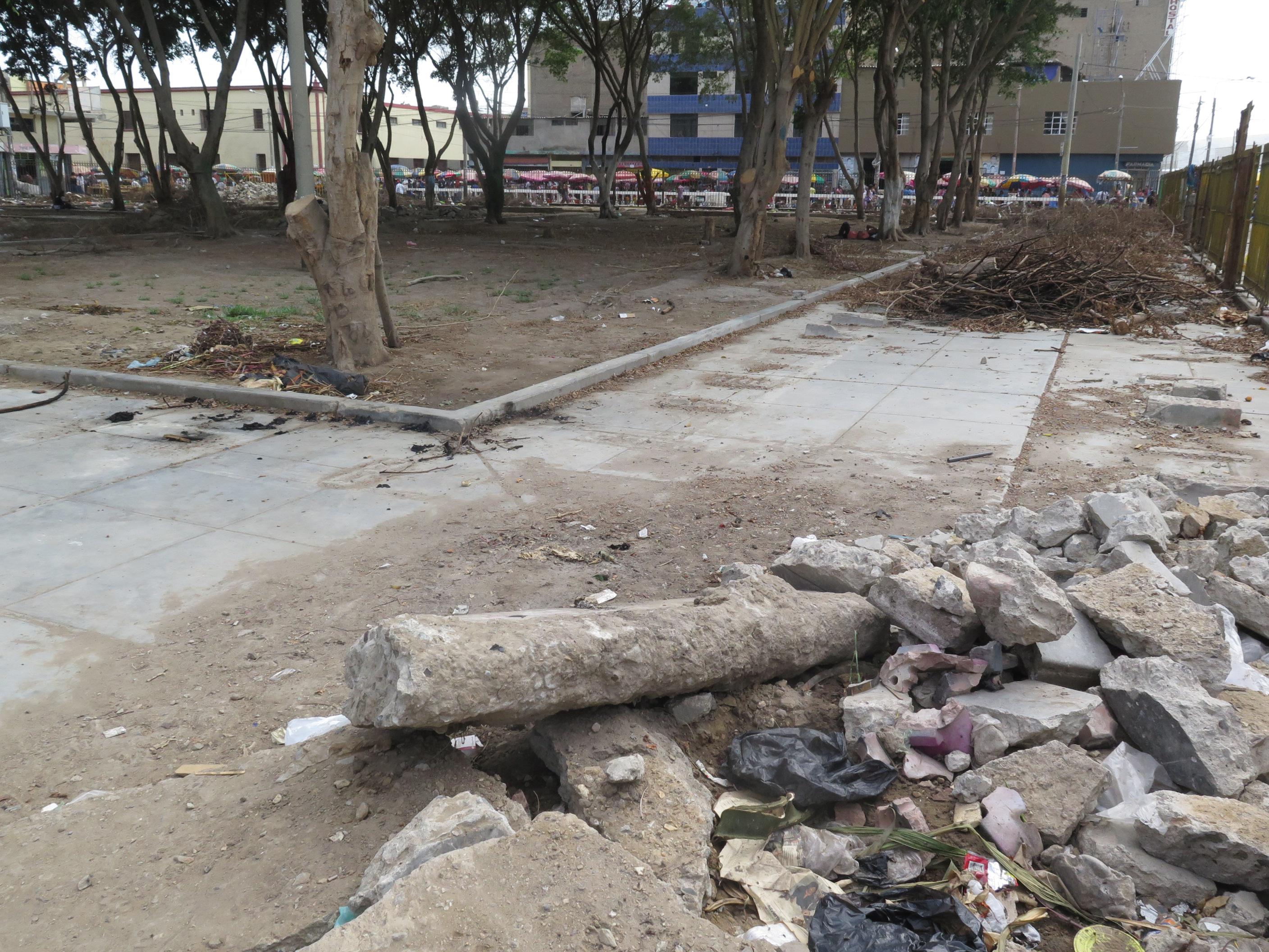 Chiclayo: Utilizan de fumadero y urinario el exvivero tras desalojo de ambulantes (Video)