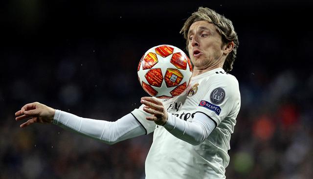 19. Luka Modric (Real Madrid) superó en la votación a Kluivert. (Foto: EFE)