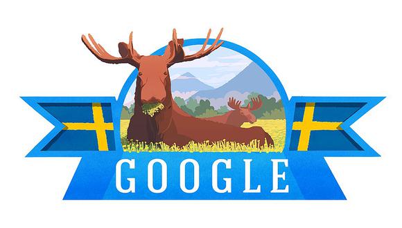 Google celebra el Día Nacional de Suecia