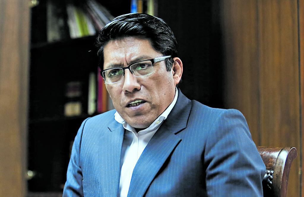 MIRAFLORES 1 DE AGOSTO DE 2018ENTREVISTA AL MINISTRO DE JUSTICIA, VICENTE ZEBALLOS.FOTOS: ALONSO CHERO