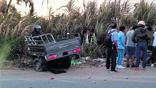 Lambayeque: Muere segunda víctima  de accidente de tránsito