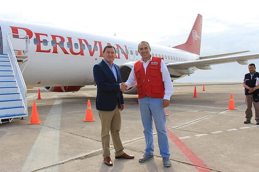 Aeropuerto de Ilo pasa su primera prueba con avión Boeing 737