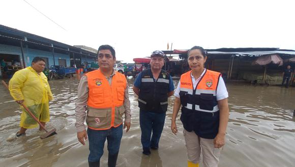 Más de un centenar de viviendas resultaron inundadas en el centro poblado Puerto Pizarro, y los distritos de Aguas Verdes y Zarumilla