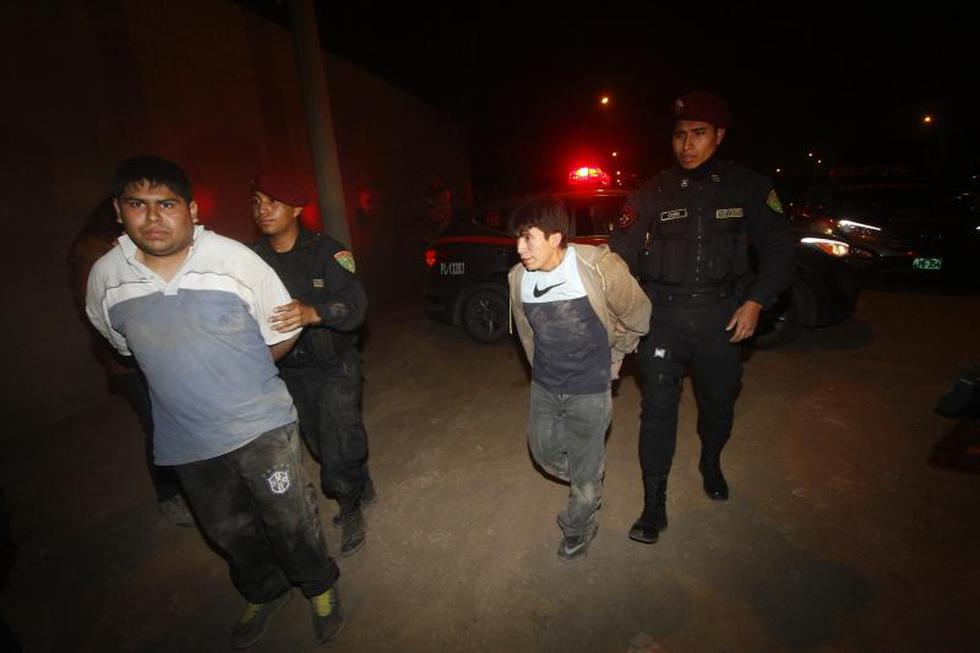 SMP: Policía recupera container robado y detiene a dos sospechosos 