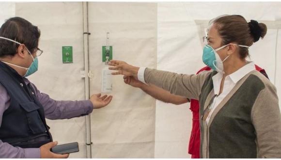 Asociación de agricultores de La Libertad entregó material médico y de desinfección a hospitales. (Foto: Difusión)