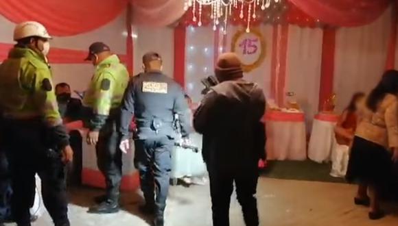 Piura: Autoridades intervienen celebración de quinceañero con toldo incluido (Foto: Municipalidad de Talara)