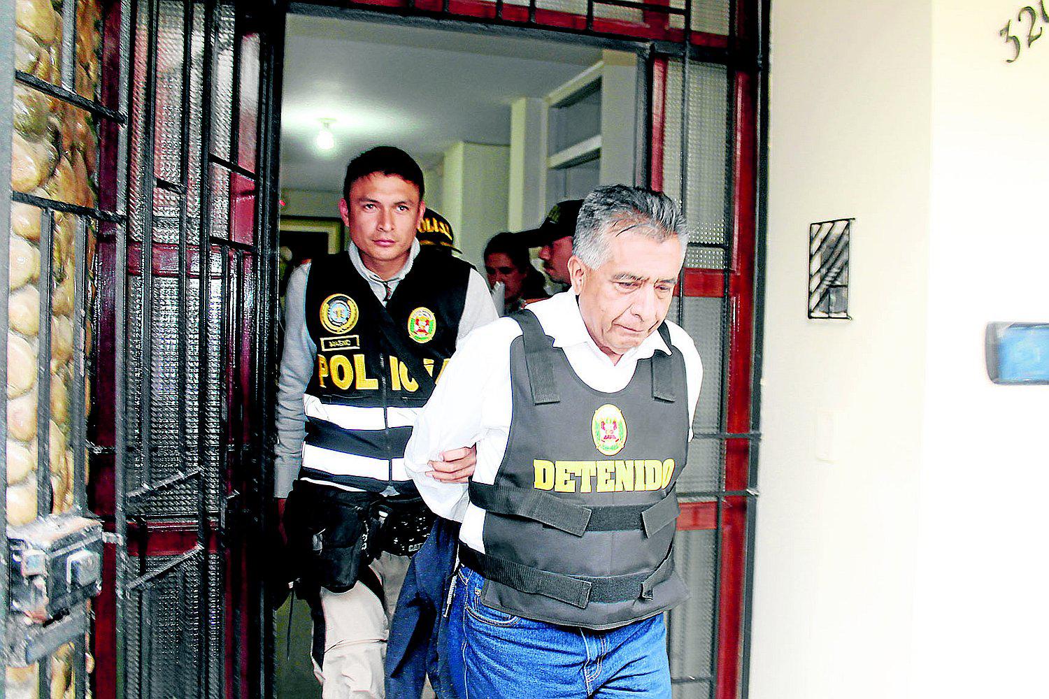 Feccor solicitará 36 meses   de prisión preventiva para alcalde David Cornejo