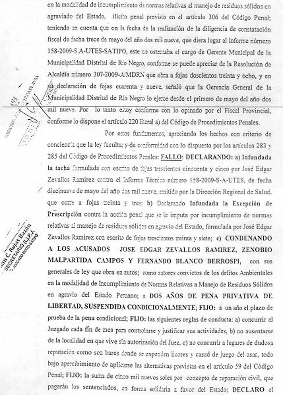 Alcalde de Río Negro podría abandonar el cargo por sentencia