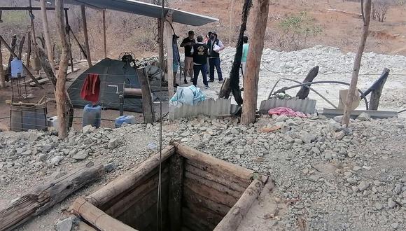 Intervienen a tres mineros informales ecuatorianos en Ayabaca