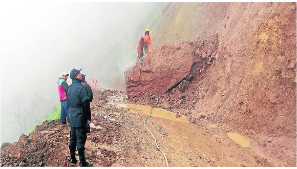 Huancavelica: ​más de 400 Km. de carreteras en toda la región están afectadas 