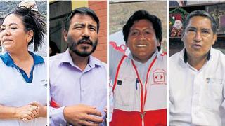 Cuatro políticos de Huánuco en la cuerda floja
