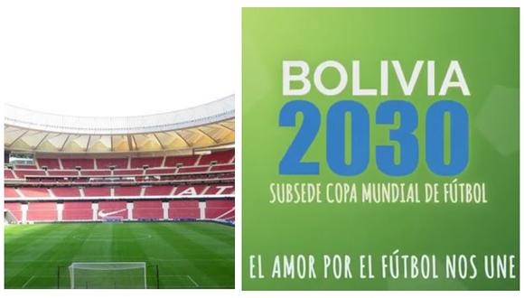 ​Bolivia promete construir estadios como el del Atlético de Madrid para ser subsede del Mundial 2030 (VIDEO)