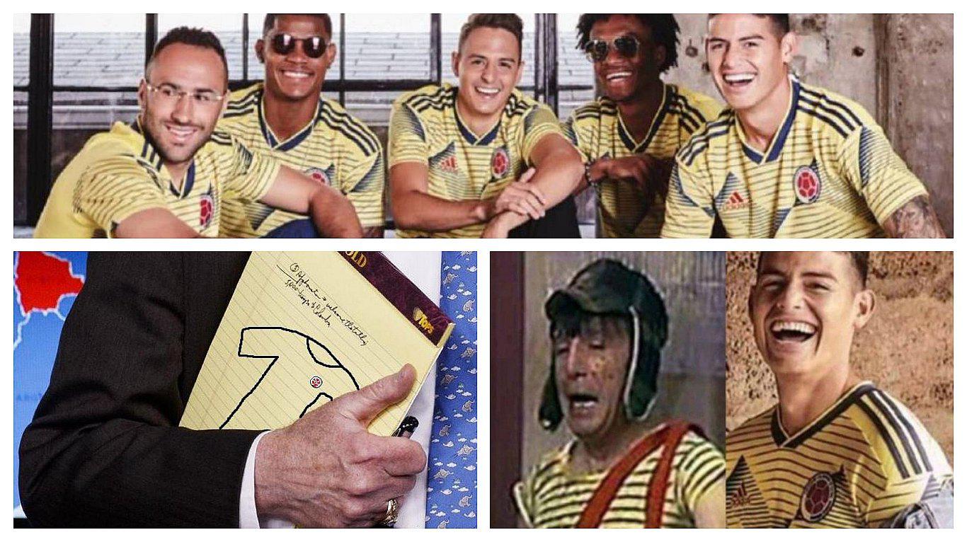 ​Crean memes de la nueva camiseta de la selección colombiana (FOTOS)