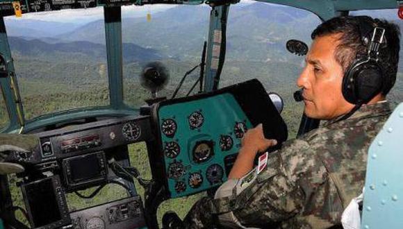 Presidente Humala sobrevoló zona del VRAEM