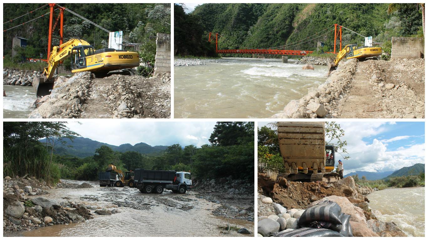 Municipalidad encausa ríos Chanchamayo y Huacará para evitar desbordes