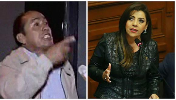 Alejandra Aramayo: padre de congresista reacciona así ante denuncias de extorsión (VIDEO)