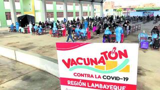 Lambayeque aparece en el puesto catorce en ranking de vacunación