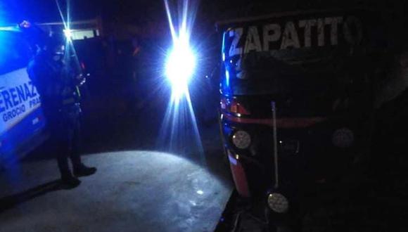 Chincha: Delincuentes abandonan mototaxi al descubrir que tenía GPS.