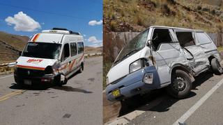 Pasajeros salvan de morir tras choque de vehículos en la vía Interoceánica