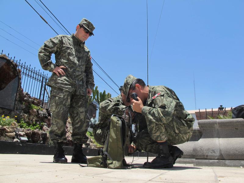 Instalaron radios HF en simulacro de terremoto