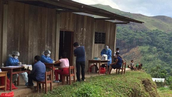 146 personas dieron positivo al coronavirus en comunidad nativa awuajún. (Foto: Gore Cajamarca)