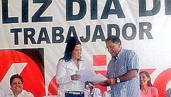 ​Keiko Fujimori: dirigente de construcción civil niega tener antecedentes penales