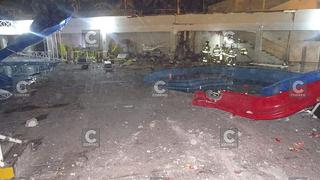 Fuerte explosión causa daños materiales en piscina de Mollendo(FOTOS)