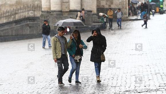 Precipitaciones afectarán a seis provincias de Arequipa