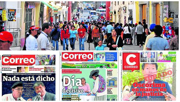 ​Diario Correo en Ayacucho: doce años liderando la lectoría de la región 