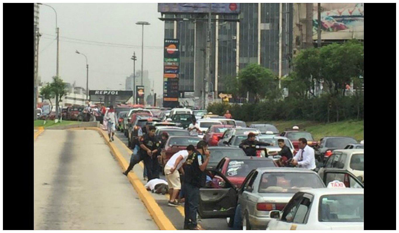 Vía Expresa: liberan a los detenidos tras balacera cerca a Polvos Azules