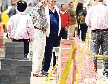 Obras de paseo peatonal avanzan en un 90 por ciento