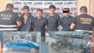 Lambayeque: Exigían S/ 12,000 para devolver vehículo robado 