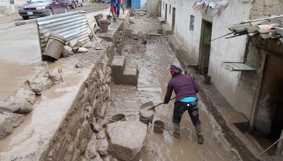Huaico deja viviendas inundadas en pequeño poblado de Apurímac