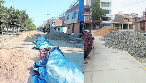 Municipalidad Provincial de Chiclayo colocó arena y otros agregados en Avenida Fitzcarrald y Urb. San Juan “para acelerar ejecución”.