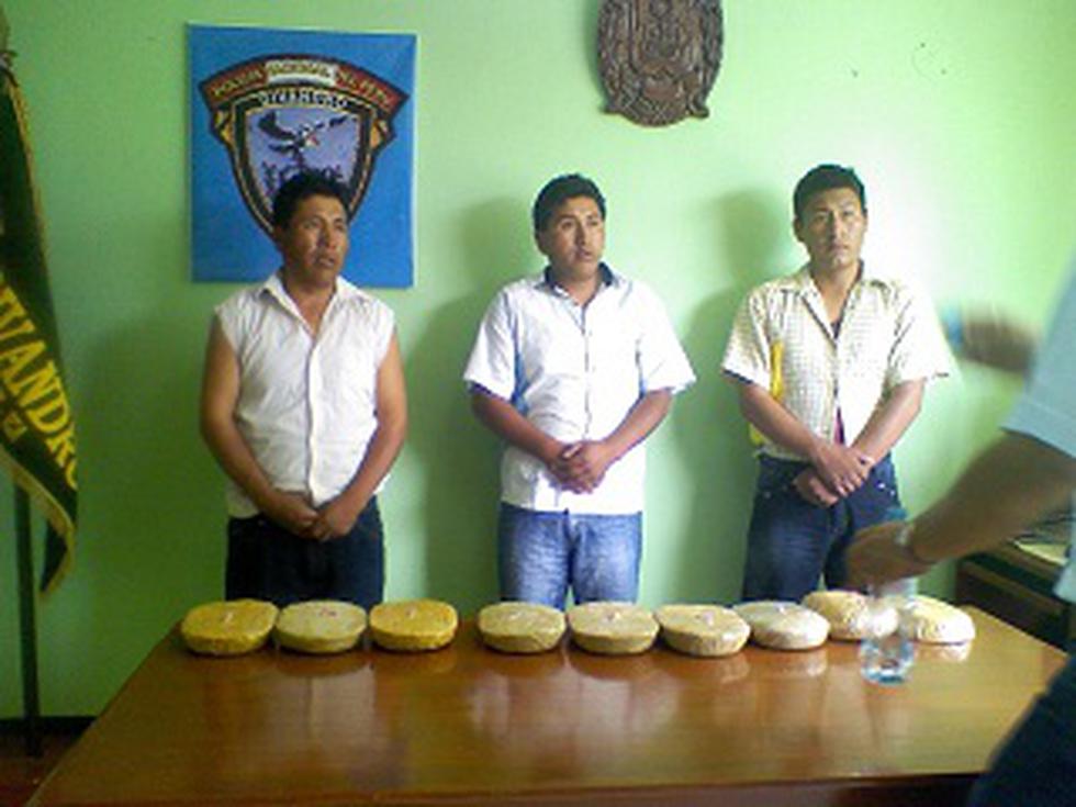 Divandro - Ica incauta 9 kilos de PBC