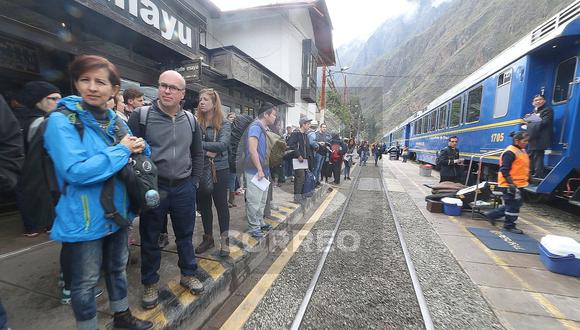 Suspenden servicio de tren Cusco - Machu Picchu por paro regional (FOTOS)