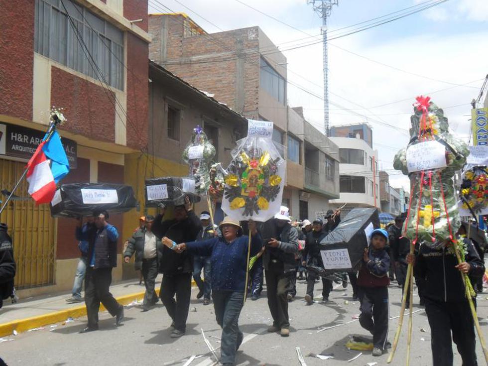 Juliaca ingresó al cuarto día de huelga
