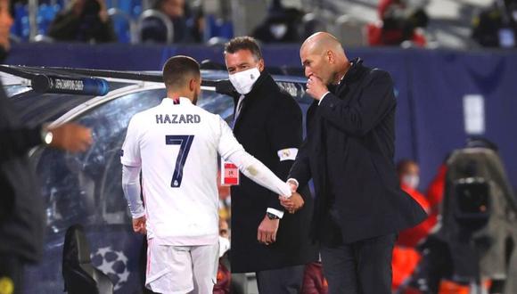 Eden Hazard sufrió una lesión muscular, confirmó Real Madrid. (Foto: EFE)